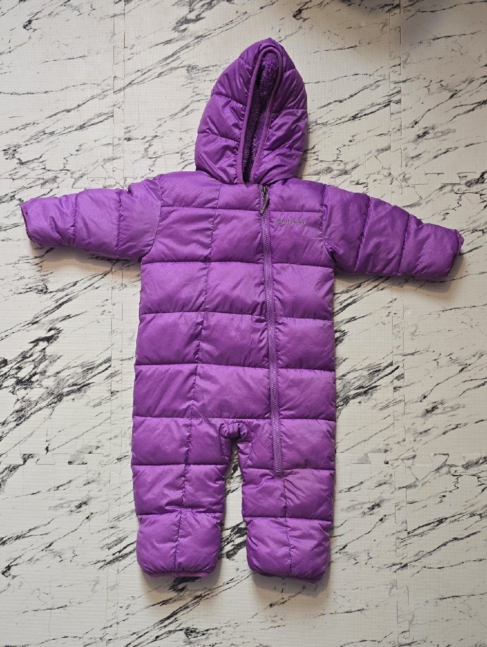 Columbia Purple Infant Snowsuit One-Piece